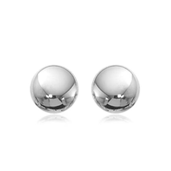 J Crew Elegant Silver Stud Earrings - Picture 1 of 3